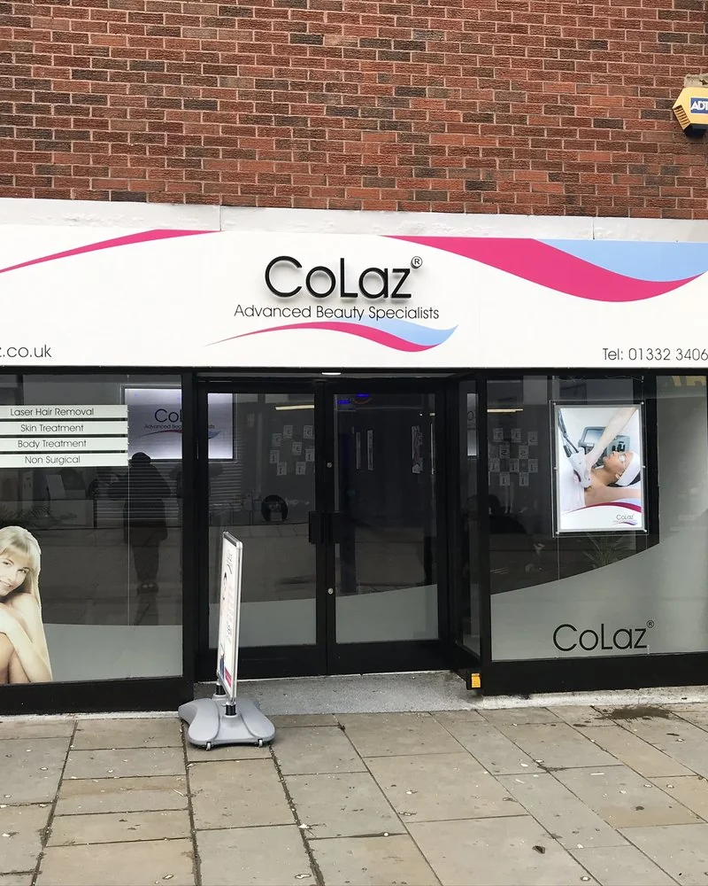 The original CoLaz shopfront on St Peter's Street, Derby, where the network started in 2005