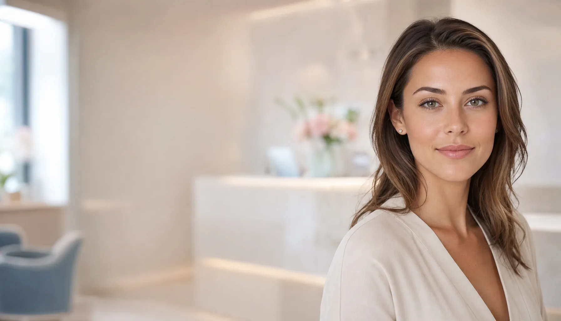 Smooth, clear skin after acne scarring treatment at a CoLaz UK aesthetic clinic