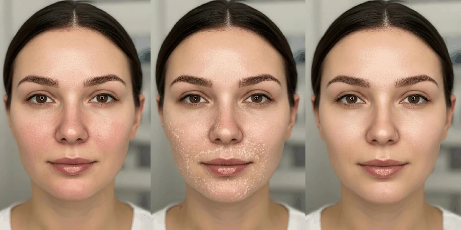 CoLaz clinician performing an IPL skin rejuvenation treatment