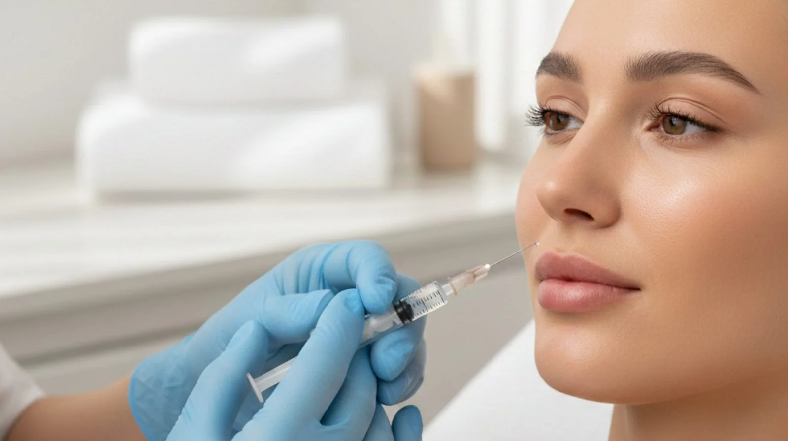 CoLaz clinician preparing Lemon Bottle Skin Booster for a facial micro-injection session
