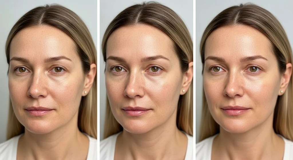 Fresh natural glow on a patient's face after a PRP session at CoLaz