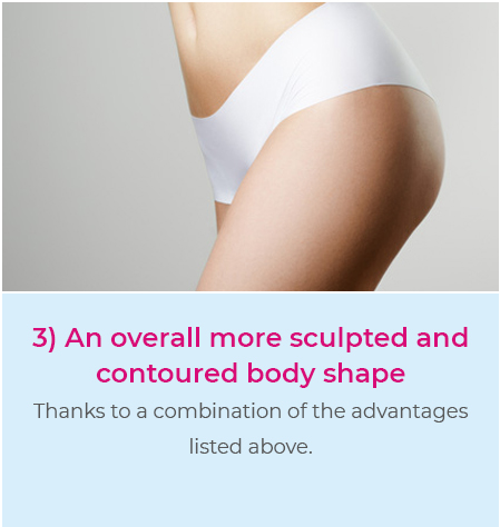 An overall more sculpted and contoured body shape