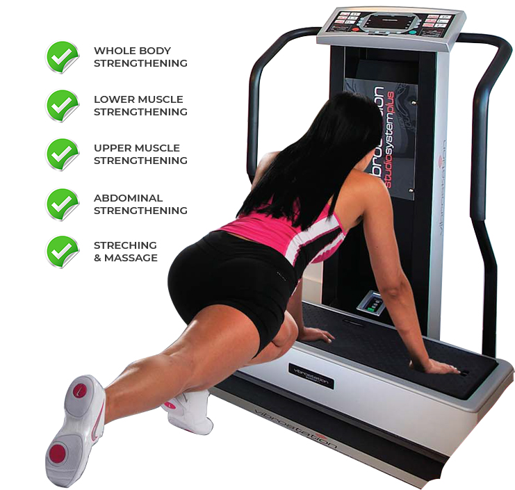 Vibration Plate Machine Power Exercise Loss Fat Massage Fitness Ultra Compact UK 