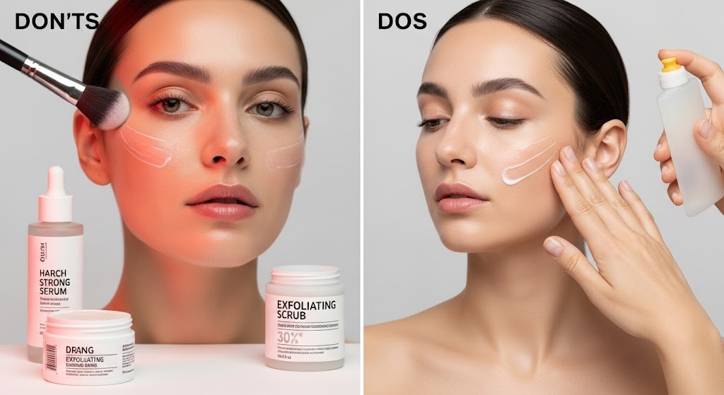 Top skin mistakes to avoid after dermaplaning