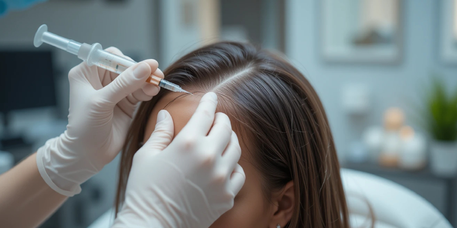 Hair boost with scalp injections – essential vitamin insights