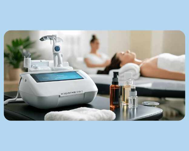 HydraFacial machine in spa for acne treatment & facial benefits