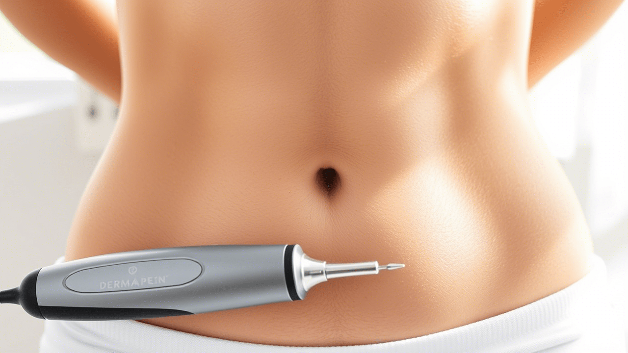 Microneedling smooths mum tum, stretch marks, and loose skin