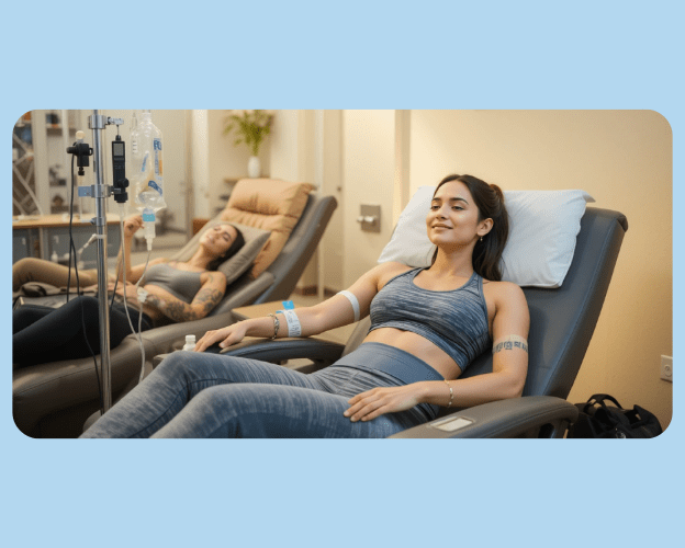 IV drips helping athletes recover quickly after intense sessions