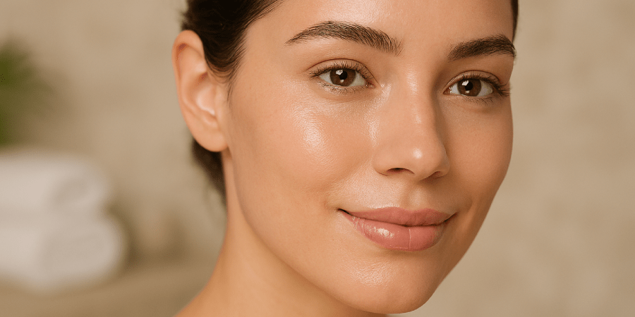 Skin redness after microdermabrasion treatment