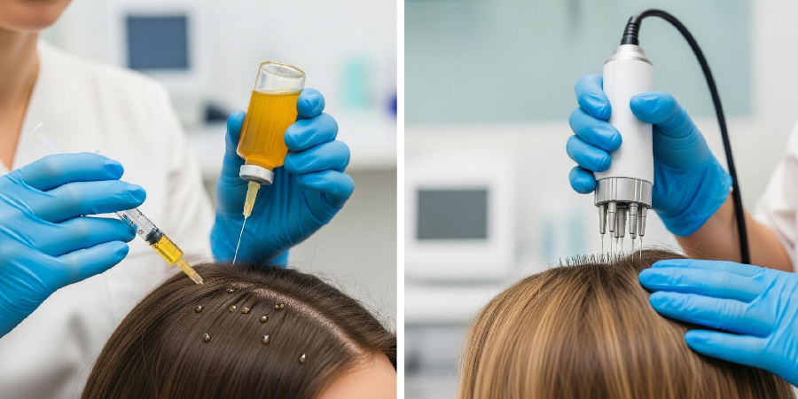 PRP vs Mesotherapy hair loss treatment comparison