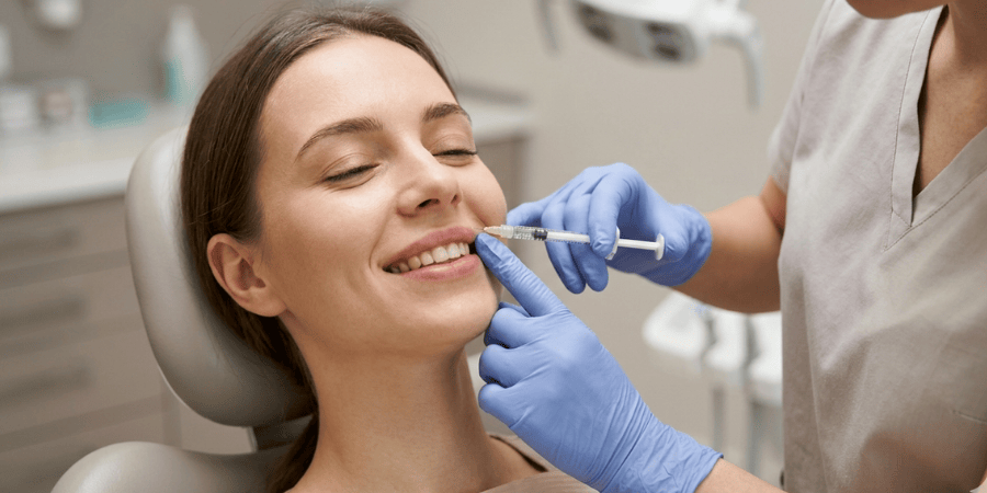 Botox treatment for reducing gummy smile