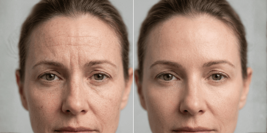 Forehead Botox units before and after results